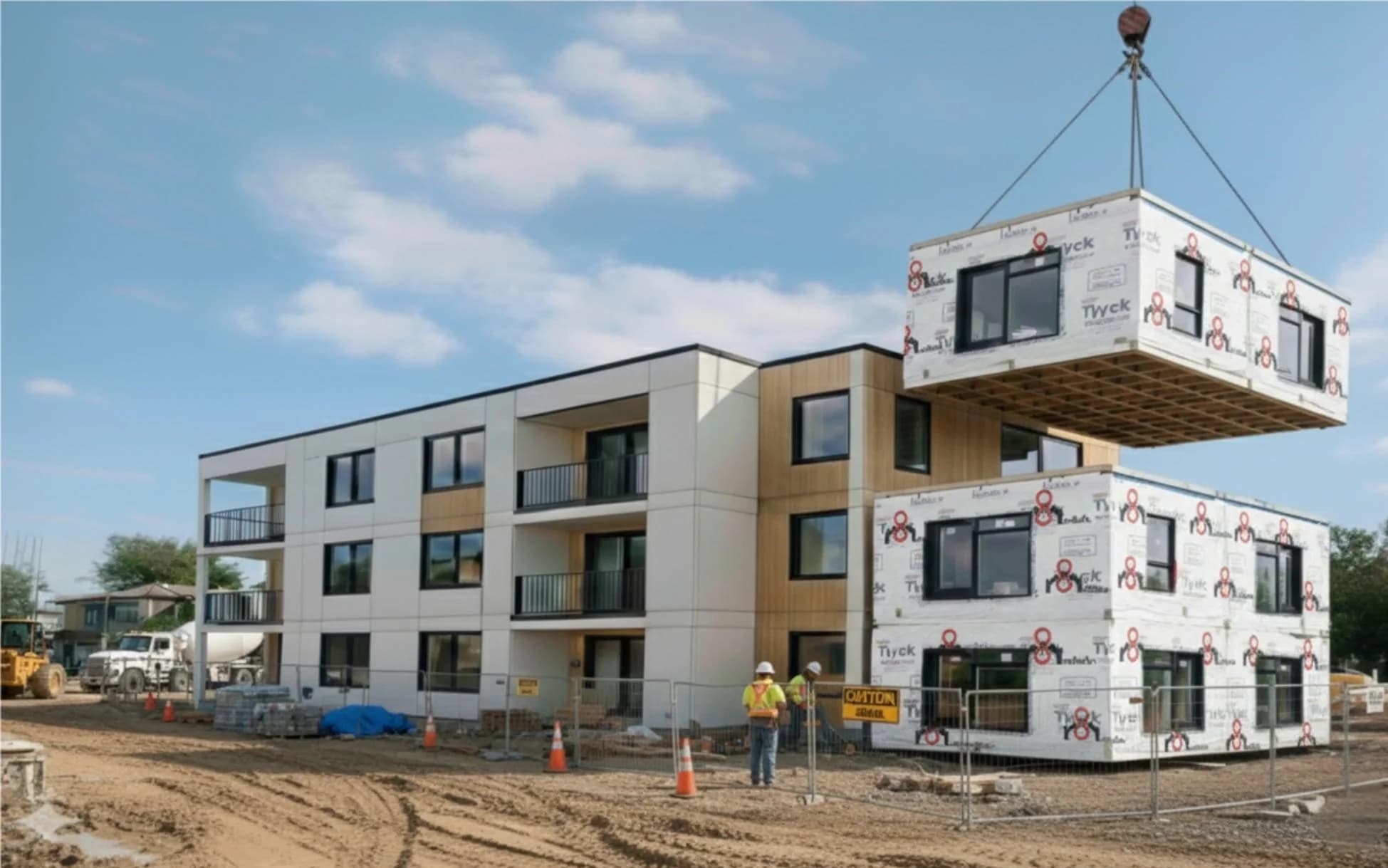 Faster modular housing